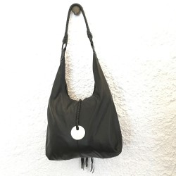 Shoulder bag nappa nera