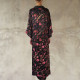 Kimono e abito lungo nero
